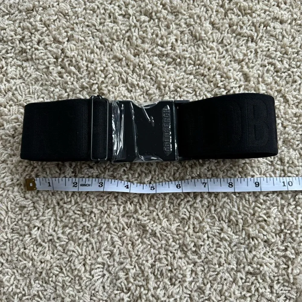 Goldbergh Ski Belt Logo Black for Ski Pants, Jacket, and ski suits